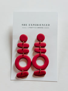 "she is loved" earrings