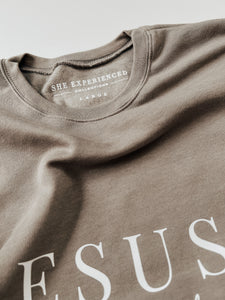 "Jesus and coffee" crewneck